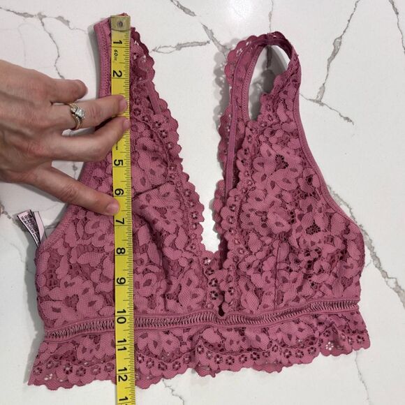Victoria’s Secret Body by Victoria Women’s Pink Lace Bralette Bra Medium Lounge - Picture 15 of 15
